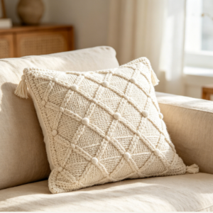 Woven Boho Pillow Cover